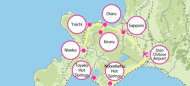 小樽近郊地図